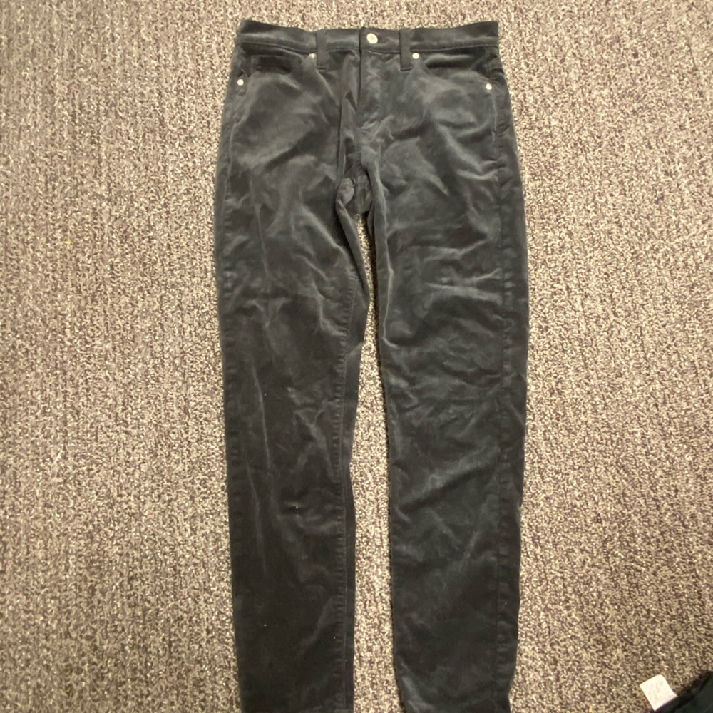 Black corduroy jeans from banana republic